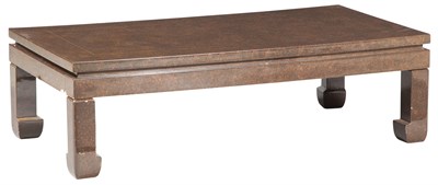 Lot 121 - Chinese Stye Brown Lacquer Low Table Height 15...