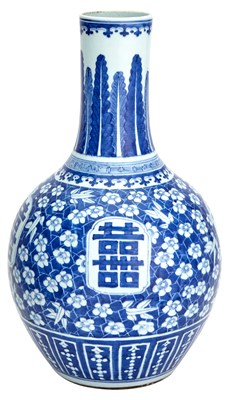 Lot 268 - A Chinese Blue and White Glazed Porcelain...