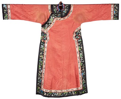 Lot 126 - Two Chinese Silk Ladies Robes One embroidered...