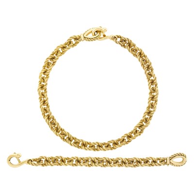 Lot 74 - Gold Necklace and Bracelet