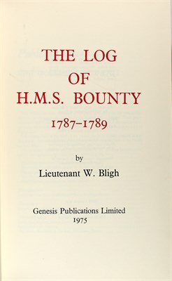 Lot 1070 - [FACSIMILE] BLIGH, WILLIAM. The Log of H.M.S....