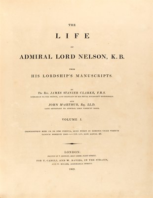 Lot 1117 - [NELSON] CLARKE, JAMES S. and McARTHUR, JOHN....