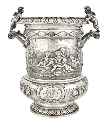 Lot 1184 - German Silver Wine Cooler Early 20th century...