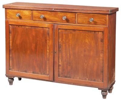 Lot 92 - Regency Mahogany Side Cabinet Height 38 inches,...