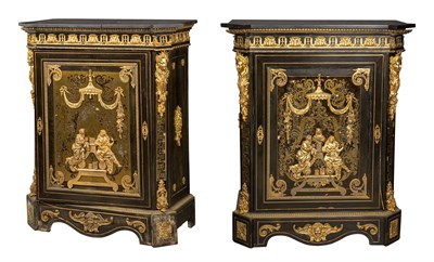 Lot 124 - Pair of Louis XIV Style Gilt Bronze Mounted...