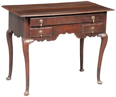 Lot 114 - George II Oak Lowboy Height 29 inches, width...