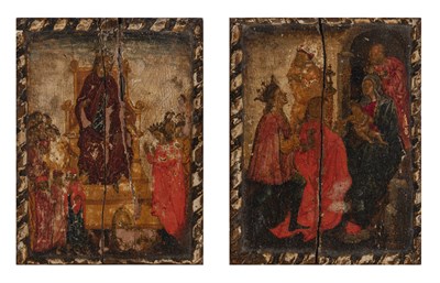 Lot 367 - Latin American Naive School Adoration of the...