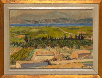 Lot 25 - Maurice Grosser American, 1903-1986 Vinyards,...