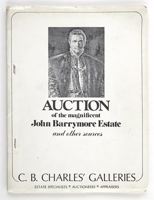 Lot 166 - [BARRYMORE, JOHN] John Barrymore's small...
