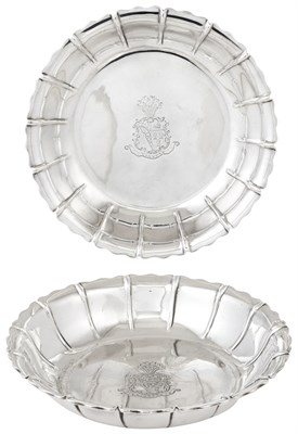 Lot 206 - Pair of George III Sterling Silver Open Salad...