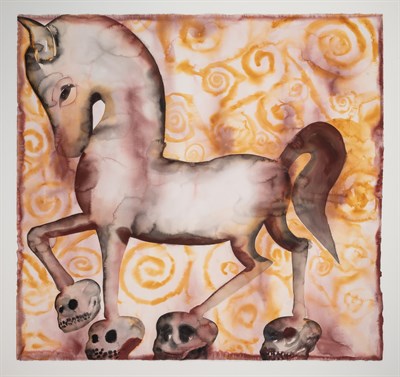Lot 1045 - Francesco Clemente Italian, b. 1952 Gayatri:...