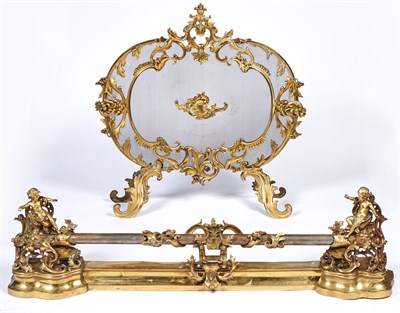 Lot 208 - Group of Napoleon III Style Gilt-Metal...