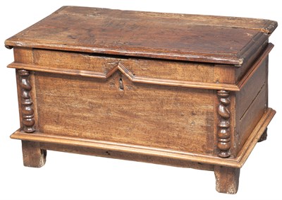 Lot 221 - Oak and Elm Joined Coffer Height 17 1/4 inches,...