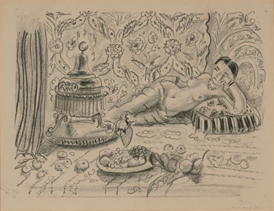 Lot 31 - Henri Matisse (1869-1954) ODALISQUE, BRASERO...