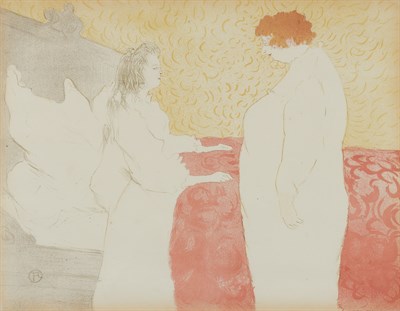 Lot 14 - Henri de Toulouse-Lautrec (1864-1901) FEMME AU...