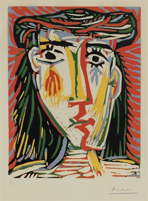 Lot 35 - Pablo Picasso (1881-1973) JACQUELINE AU...