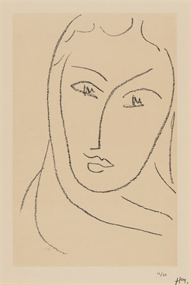 Lot 32 - Henri Matisse (1869-1954) JEUNE FEMME AU...