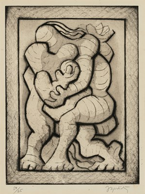 Lot 26 - Jacques Lipchitz (1891-1973) COUPLE ET ENFANT...