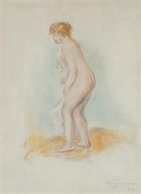 Lot 9 - Pierre-Auguste Renoir (1841-1919) BAIGNEUSE...