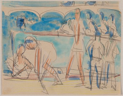 Lot 11 - Ernst Ludwig Kirchner German, 1880-1938...