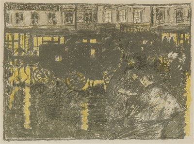 Lot 4 - Pierre Bonnard (1867-1947) RUE, LE SOIR, SOUS...