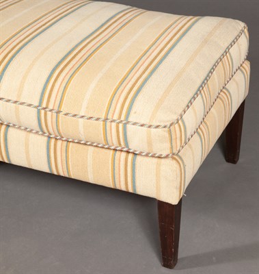 Lot 122 - Upholstered Long Bench Height 17 inches,...