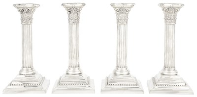 Lot 141 - Set of Four Gorham Sterling Silver Corinthian...