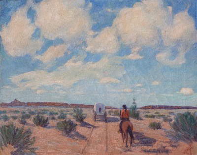 Lot 80 - Joseph Roy Willis American, 1876-1960 Navajo...