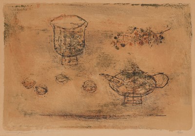 Lot 205 - Zao Wou-Ki (1921-2013) LA THÉIÈRE (THE TEA...