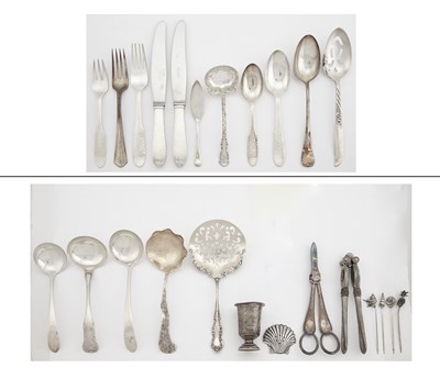 Lot 189 - Dominick & Haff Sterling Silver Partial...
