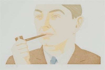 Lot 89 - Alex Katz (b. 1927) MAN WITH PIPE (SCHRÖDER...