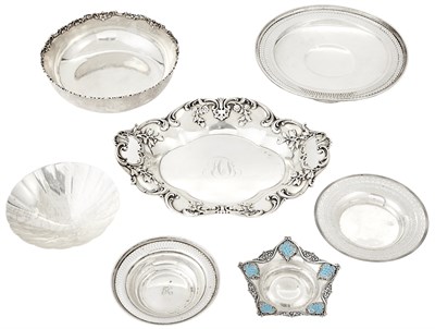 Lot 211 - Group of Sterling Silver Table Articles...