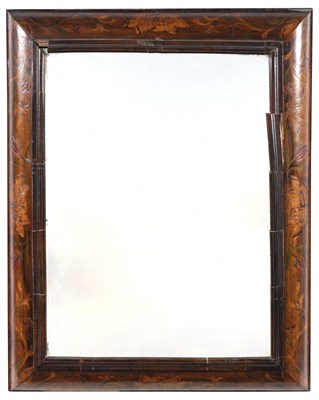 Lot 188 - William and Mary Walnut and Marquetry Mirror...