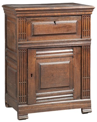 Lot 127 - Continental Oak Joined Side Cabinet Possibly...