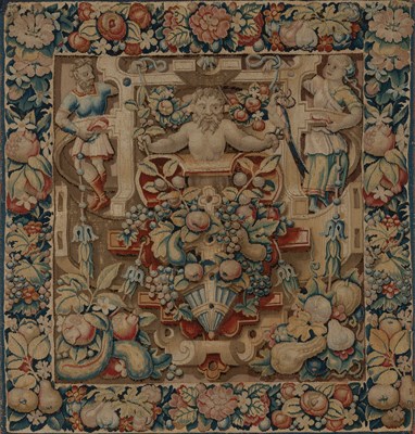 Lot 110 - Brussels Miniature Tapestry Panel Early 17th...