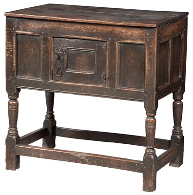 Lot 161 - English Oak Joined Food Hutch 17th Century and...