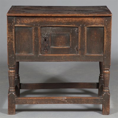 Lot 161 - English Oak Joined Food Hutch 17th Century and...