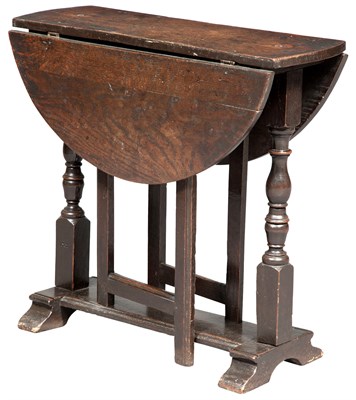 Lot 152 - English Oak Joined Gate-Leg Table Late 17th...