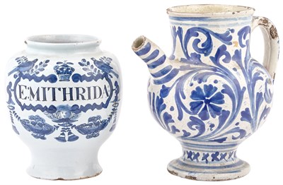 Lot 109 - Italian Maiolica Wet Drug Jar 17th/18th...