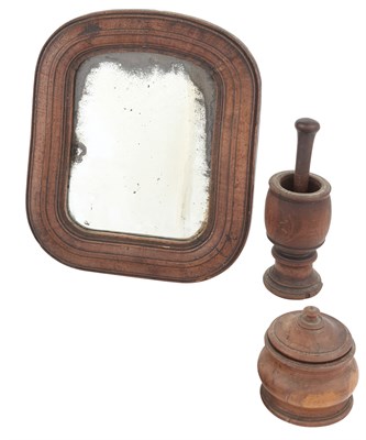 Lot 204 - Two English Yewwood Treen Articles 18th...