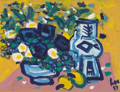 Lot 215 - Tran Luu Hau Vietnamese, b.1928 Still Life...