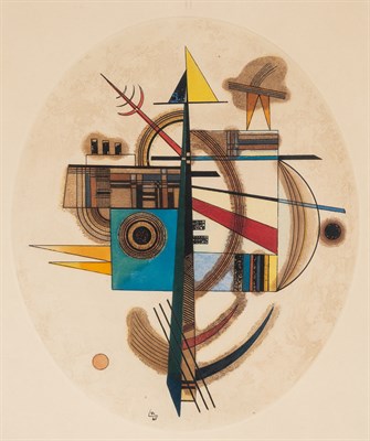 Lot 210 - After Wassily Kandinsky (1866-1944) OVAL...