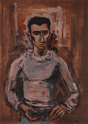 Lot 86 - Walt Kuhn American, 1877-1949 Study for White...