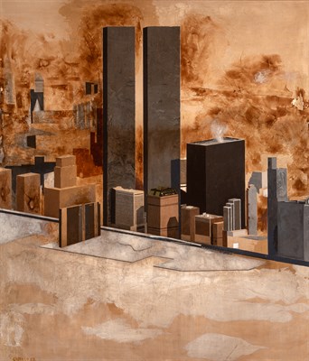 Lot 80 - Jorge Castillo Spanish, b. 1933 River, Winter,...