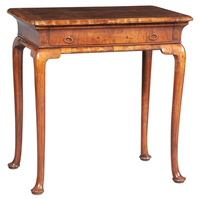 Lot 229 - George II Burr and Figured Walnut Side Table...