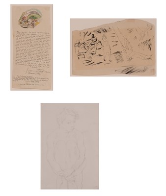 Lot 55 - Jules Pascin French, 1885-1930 (i) Letter to...