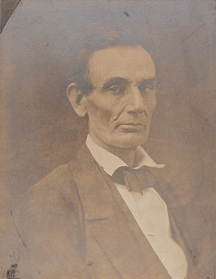 Lot 161 - FASSETT, SAMUEL M. Portrait of Abraham Lincoln,...