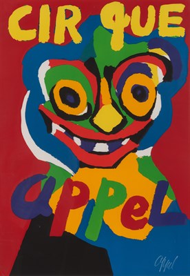 Lot 113 - Karel Appel (1921-2006) CIRQUE Color...