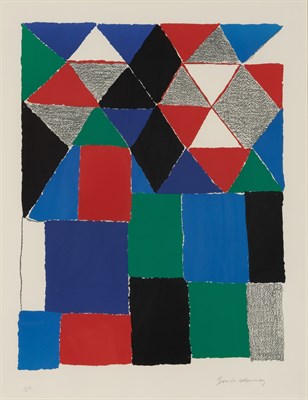 Lot 74 - Sonia Delaunay-Terk (1885-1979) ÉCOSSAIS...