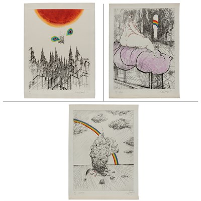 Lot 161 - Ronald Searle (1920-2011) [ICARE]; THE TEMPLE;...